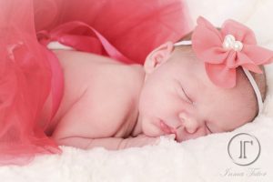 sesion newborn bebe durmiendo con tutu